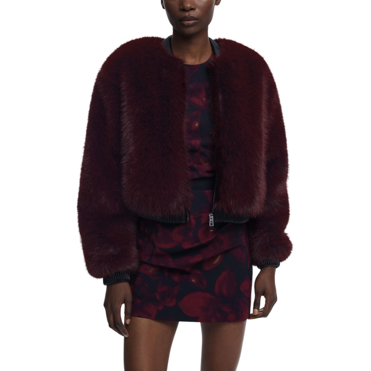 Desigual Women's Fur Coat