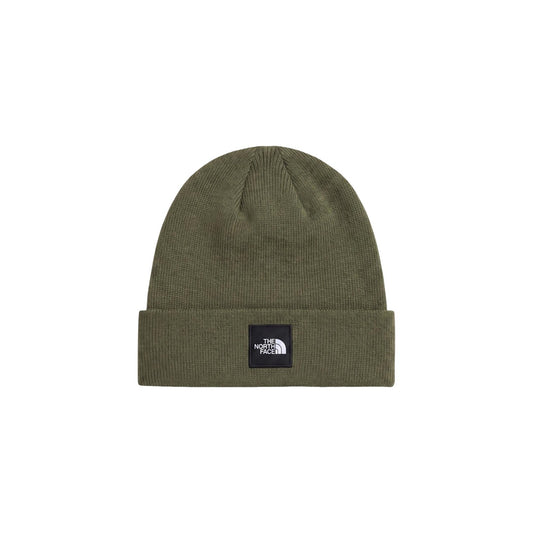 Cappello The North Face Dock Worker Beanie unisex. Berretto di maglia elasticizzata in tessuto eco-sostenibile riciclato con risvolto, vestibilità profonda e logo applicato, accessorio autunno inverno.