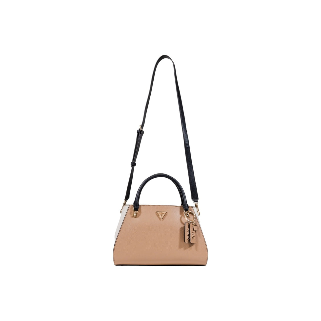 Guess Borsa Donna Nera in Poliuretano 100% a Mano con Tracolla Cerniera Tasche 32x25x12 cm HWZG96 72070