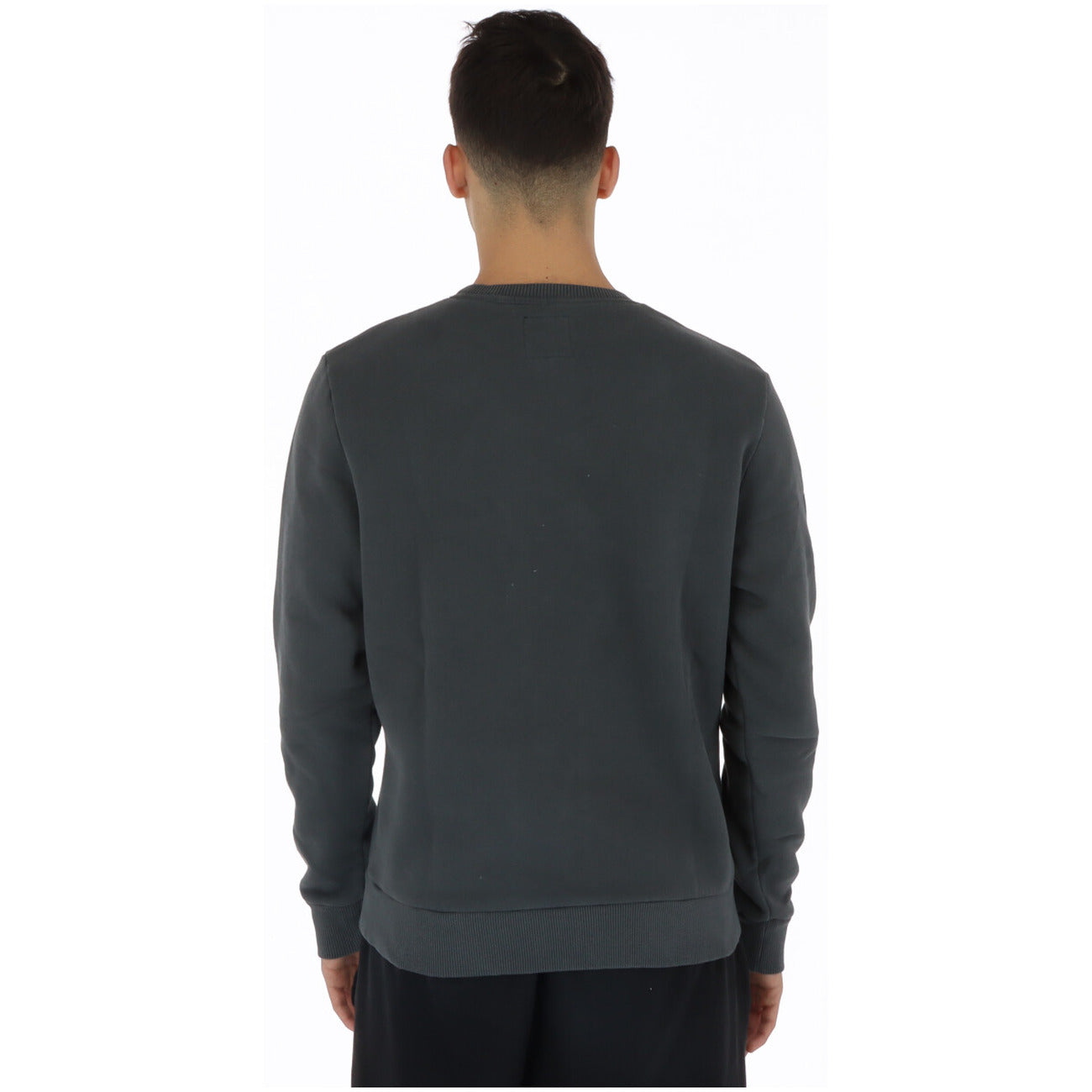 Superdry Felpa Uomo Grigia con Stampa Maniche Lunghe Scollo Tondo in Cotone 80% Poliestere 20% Autunno/Inverno M2013162A