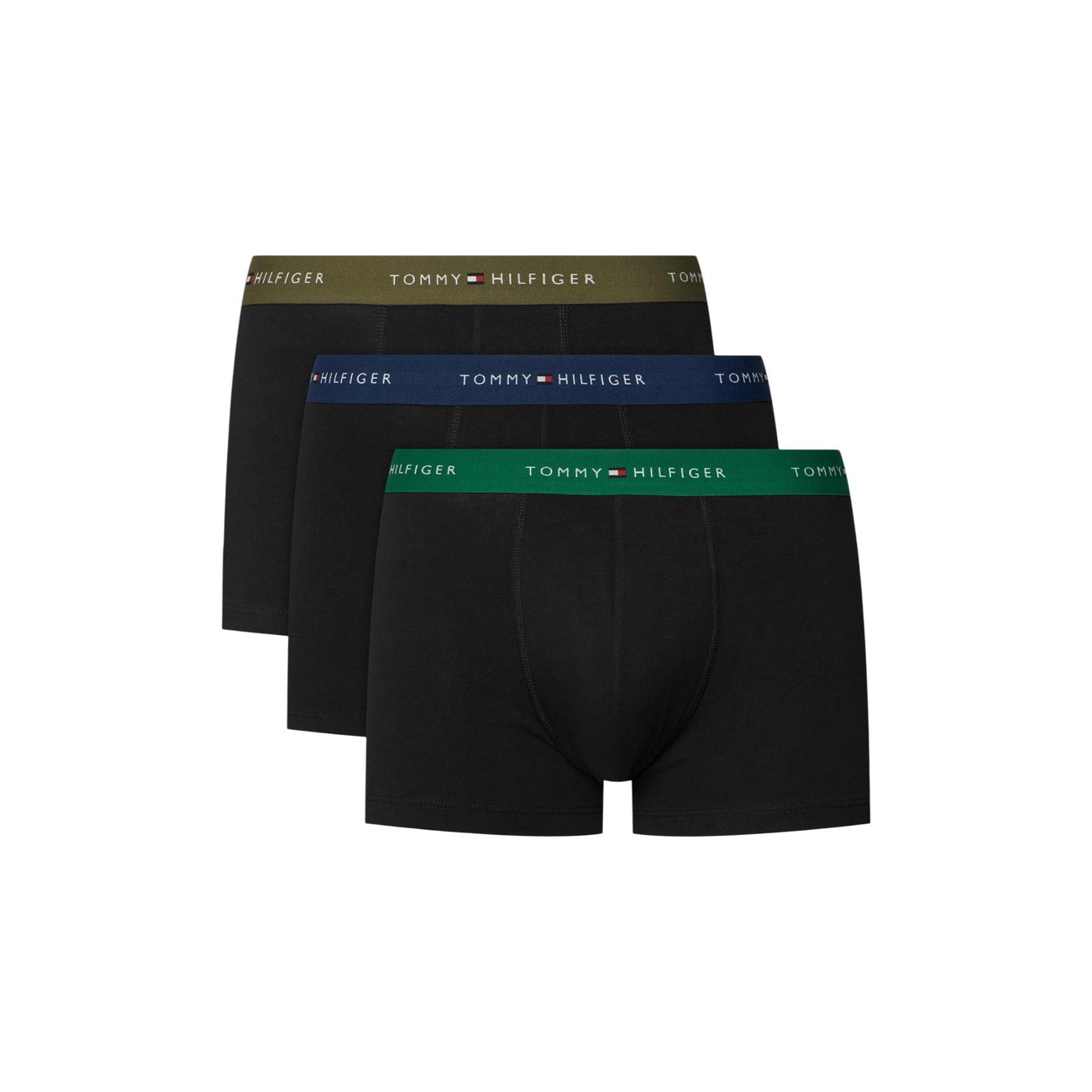 Tommy Hilfiger Boxer aderenti Signature con logo confezione da 3 Uomo 3P TRUNK WB