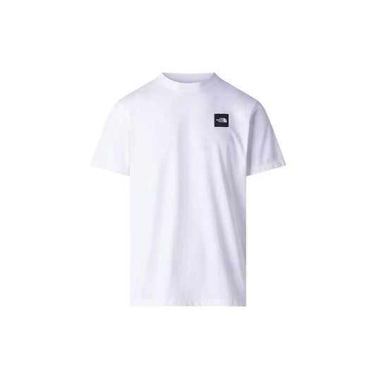 T-shirt bianca TNF Evolution Box Half Dome, vestibilità regular, tessuto traspirante con stampa logo a riquadro sul davanti.