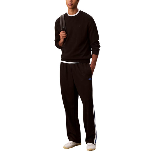 Calvin Klein Jeans Pantaloni Sportivi Uomo Nero Tasche Anteriori Poliestere Elastan Autunno Inverno LV04RC233G