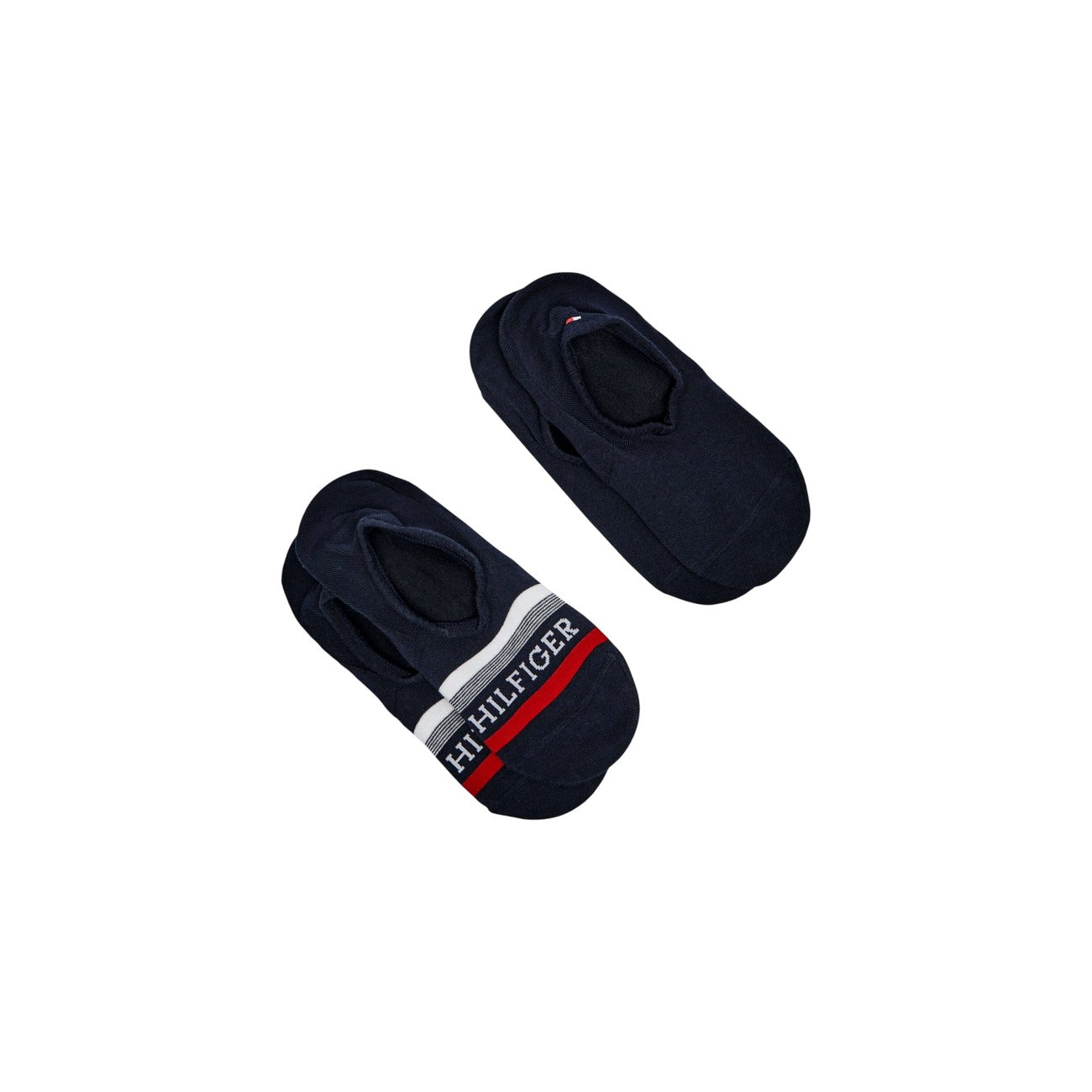 Pack 2 Paia Fantasmini Tommy Hilfiger; blu. 65% Cotone, 33% Poliammide, 2% Elastan. Punta e retro rinforzati, cuciture piatte, traspiranti. Stile casual premium.