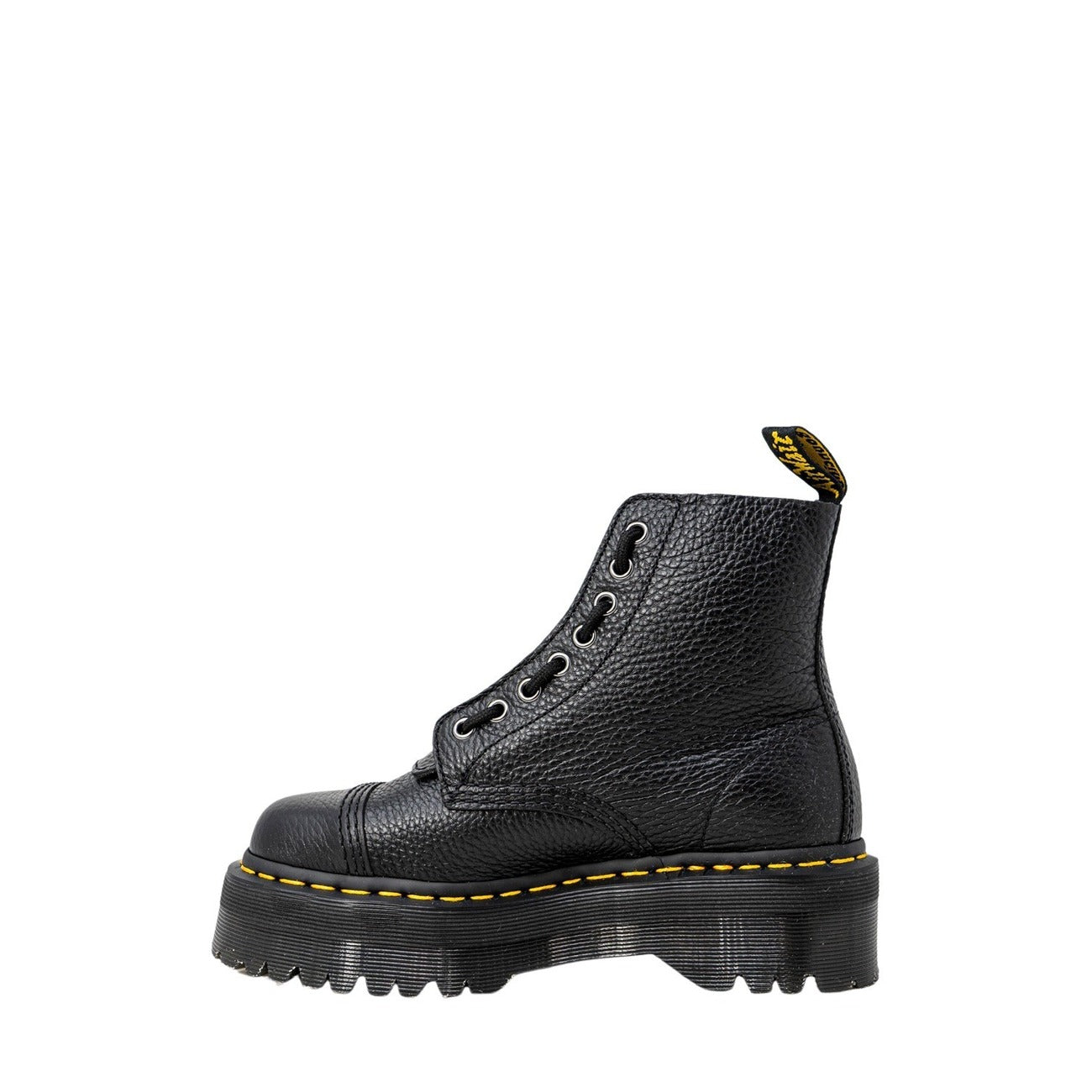 Dr. Martens Stivaletti Donna Nero Lacci Monocromo Suola Gomma Pelle 100% Autunno Inverno 22564001