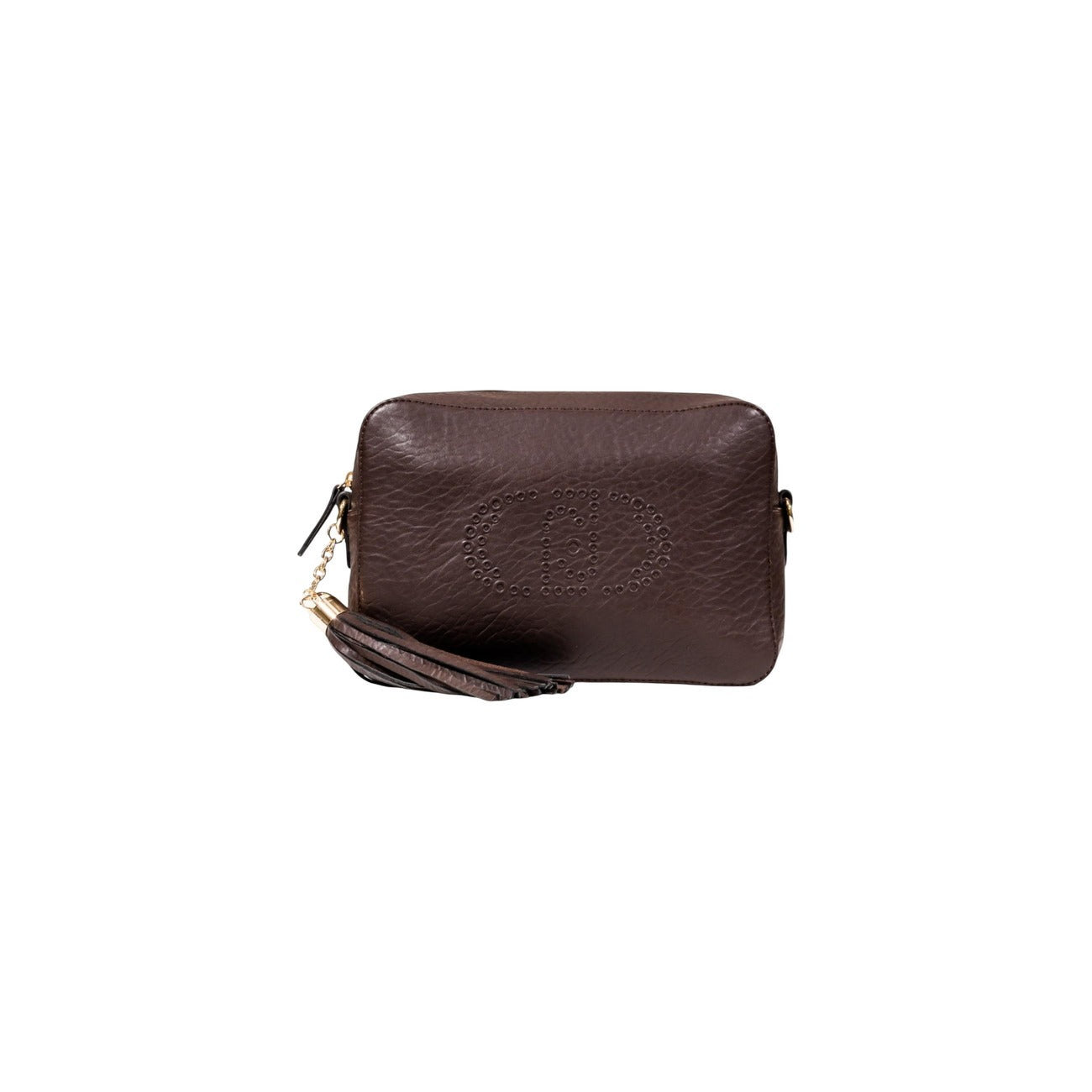 Liu Jo Borsa Donna Marrone in Poliuretano 100% a Tracolla con Cerniera 28x17x7 cm AF5124 E0161